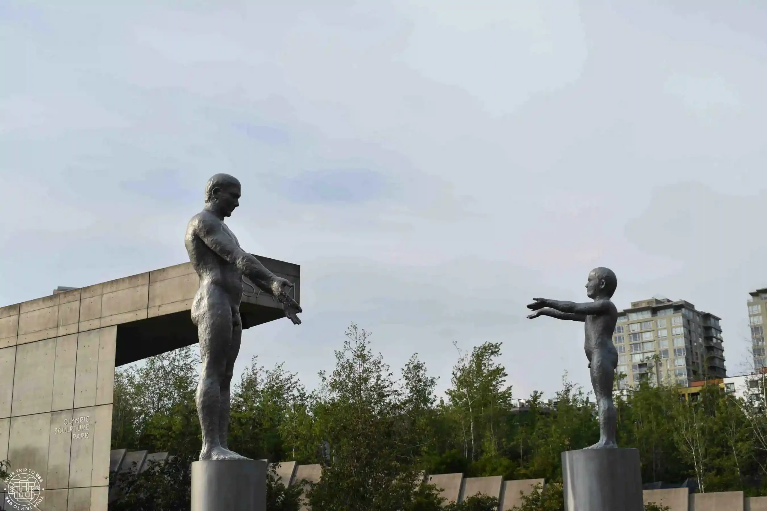 Olympic Sculpture Park in Belltown, Seattle