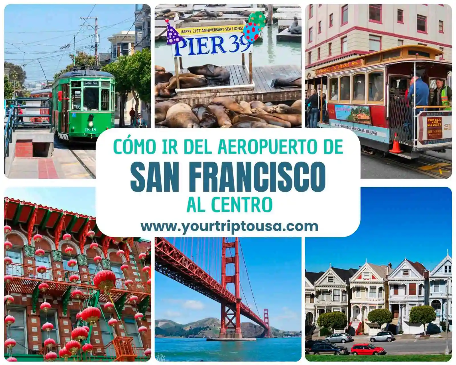 Llegar al centro desde aeropuerto de San Francisco