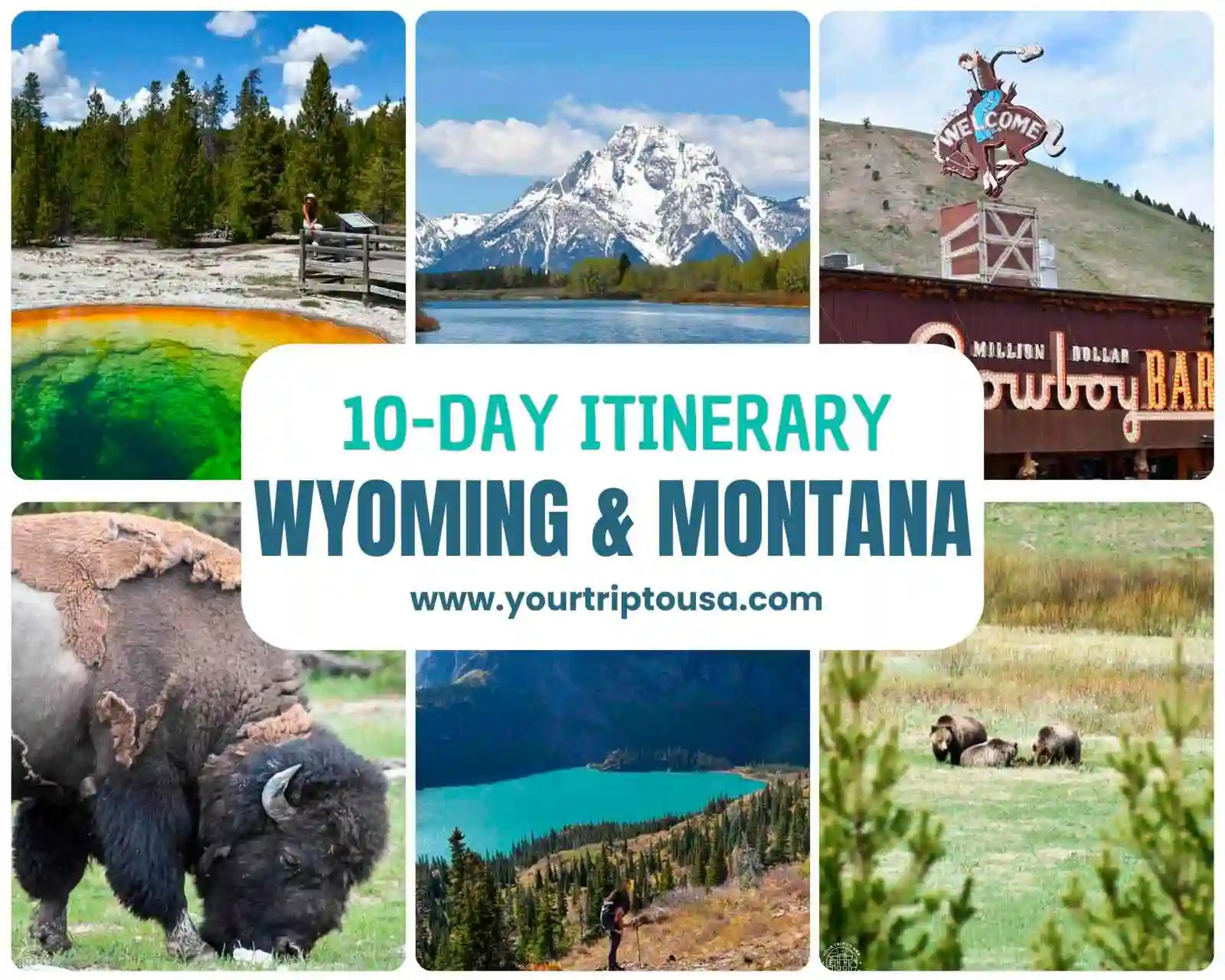 10-day Wyoming and Montana itinerary