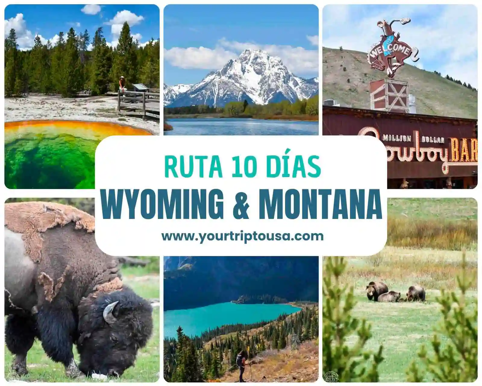 Ruta de 10 días por Wyoming y Montana