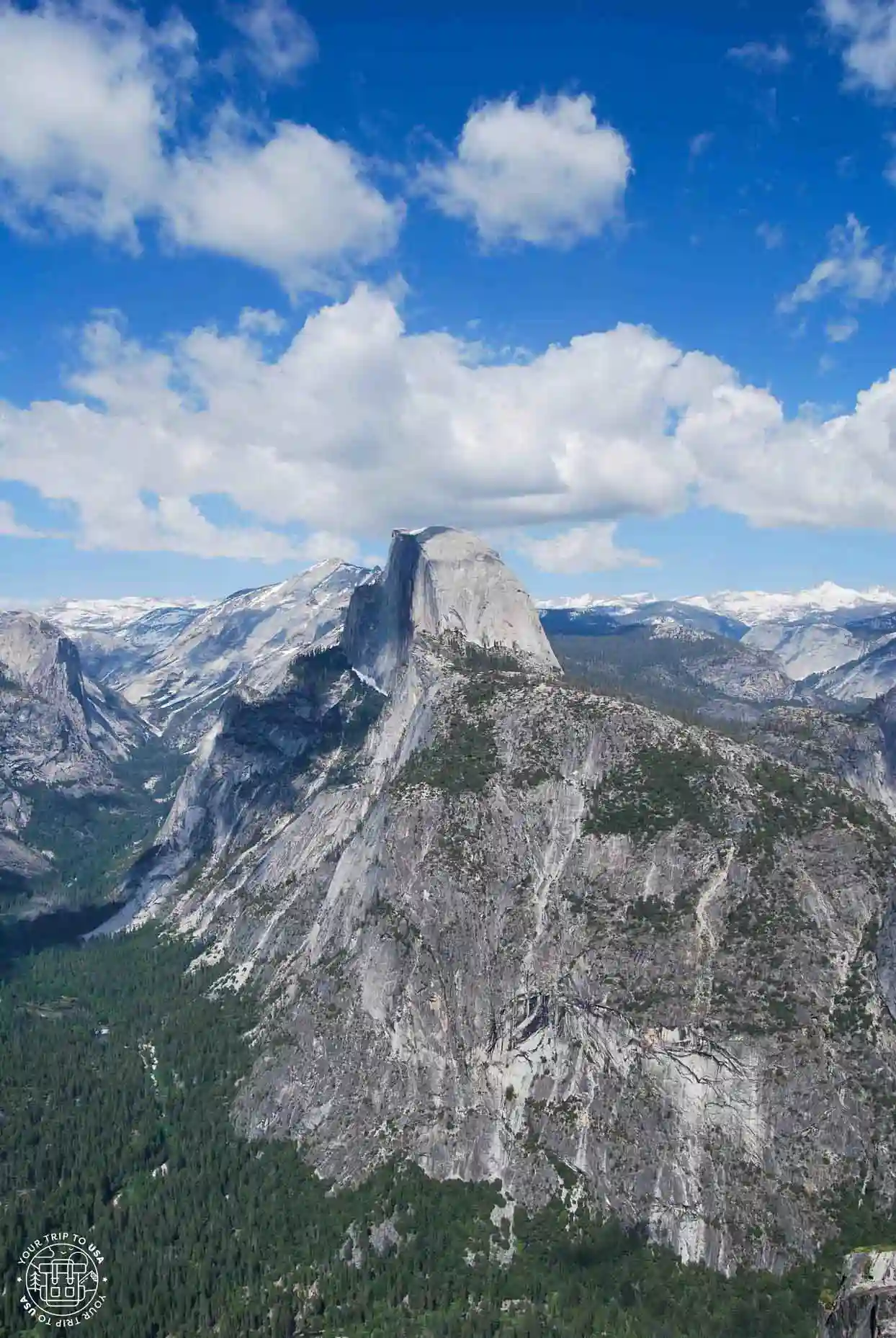 Half Dome from Glacier Point, Yosemite