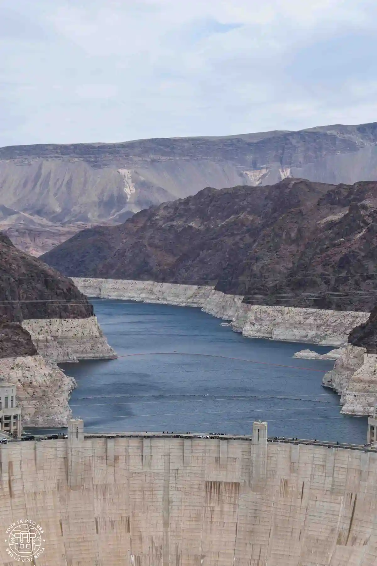 Hoover Dam from the bridge