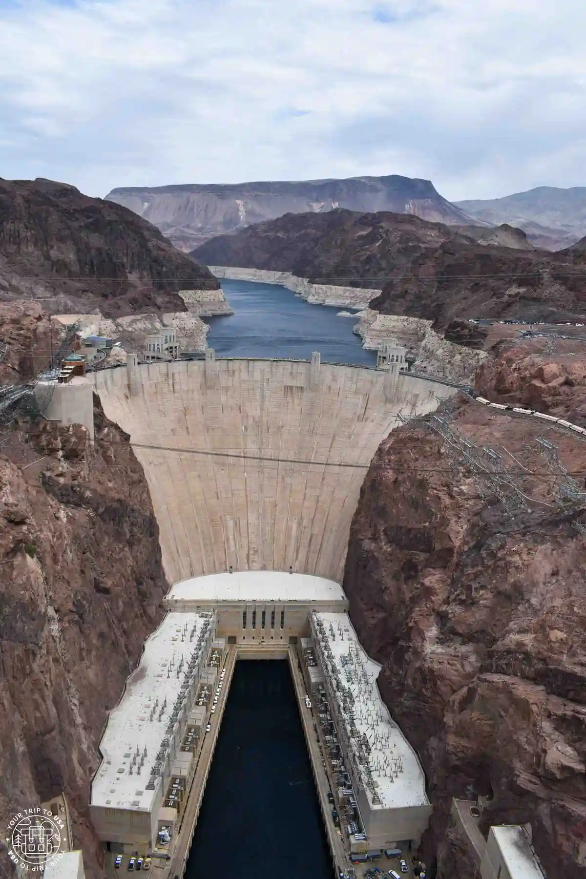 Hoover Dam from the bridge