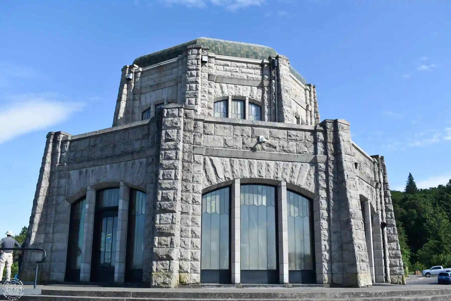 Vista House en Crown Point, Columbia River Gorge