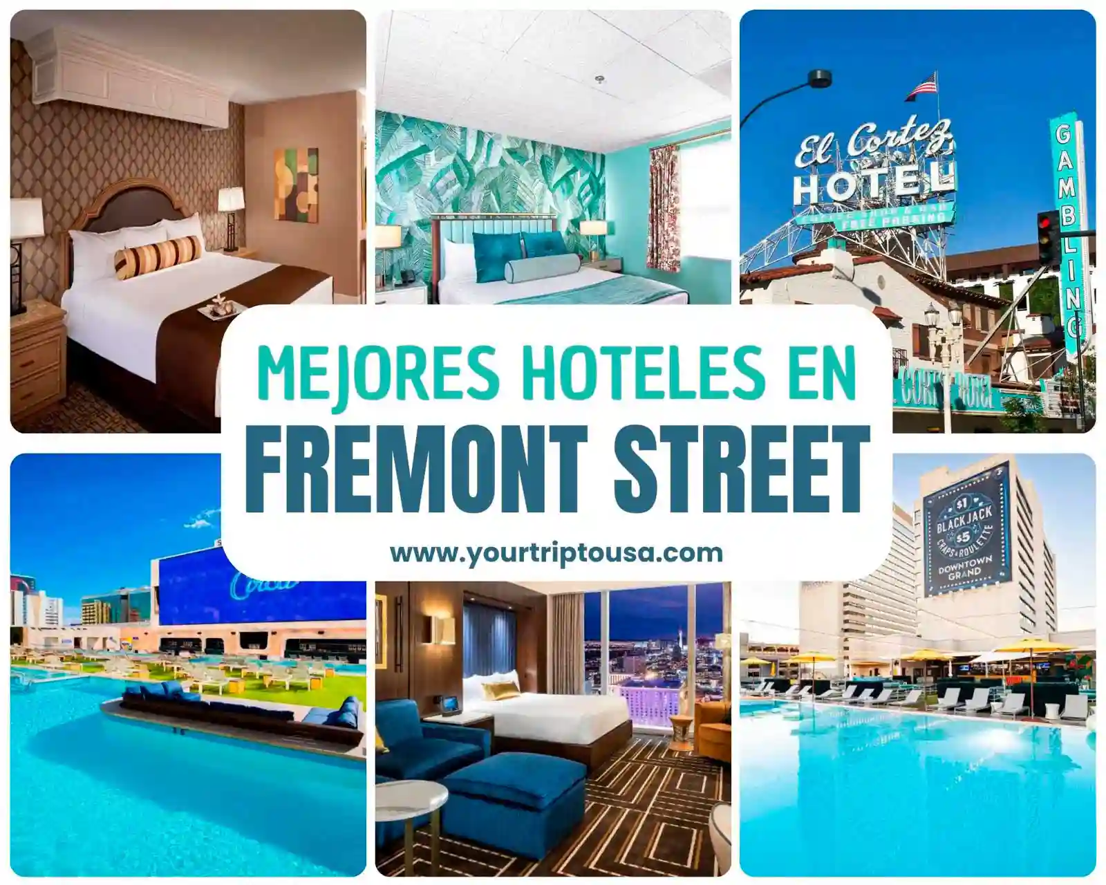 Hoteles en Fremont Street, Las Vegas