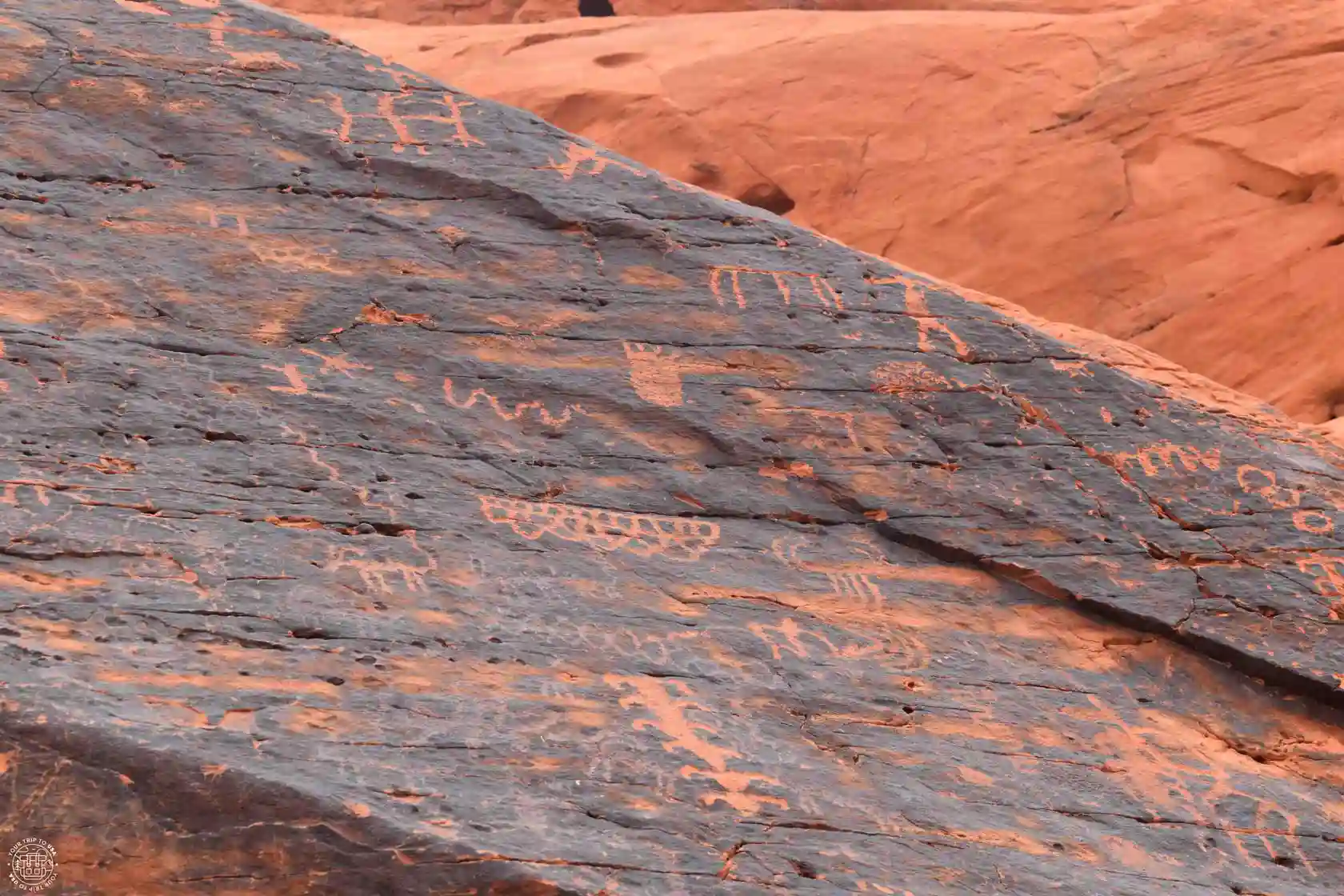 Petroglyphs near Las Vegas