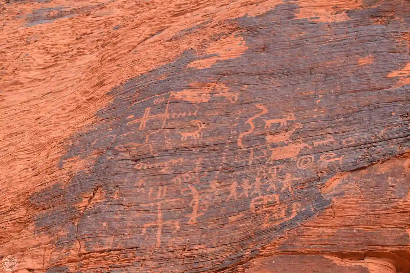 Petroglypghs in Mouse's Tank, Valley of Fire