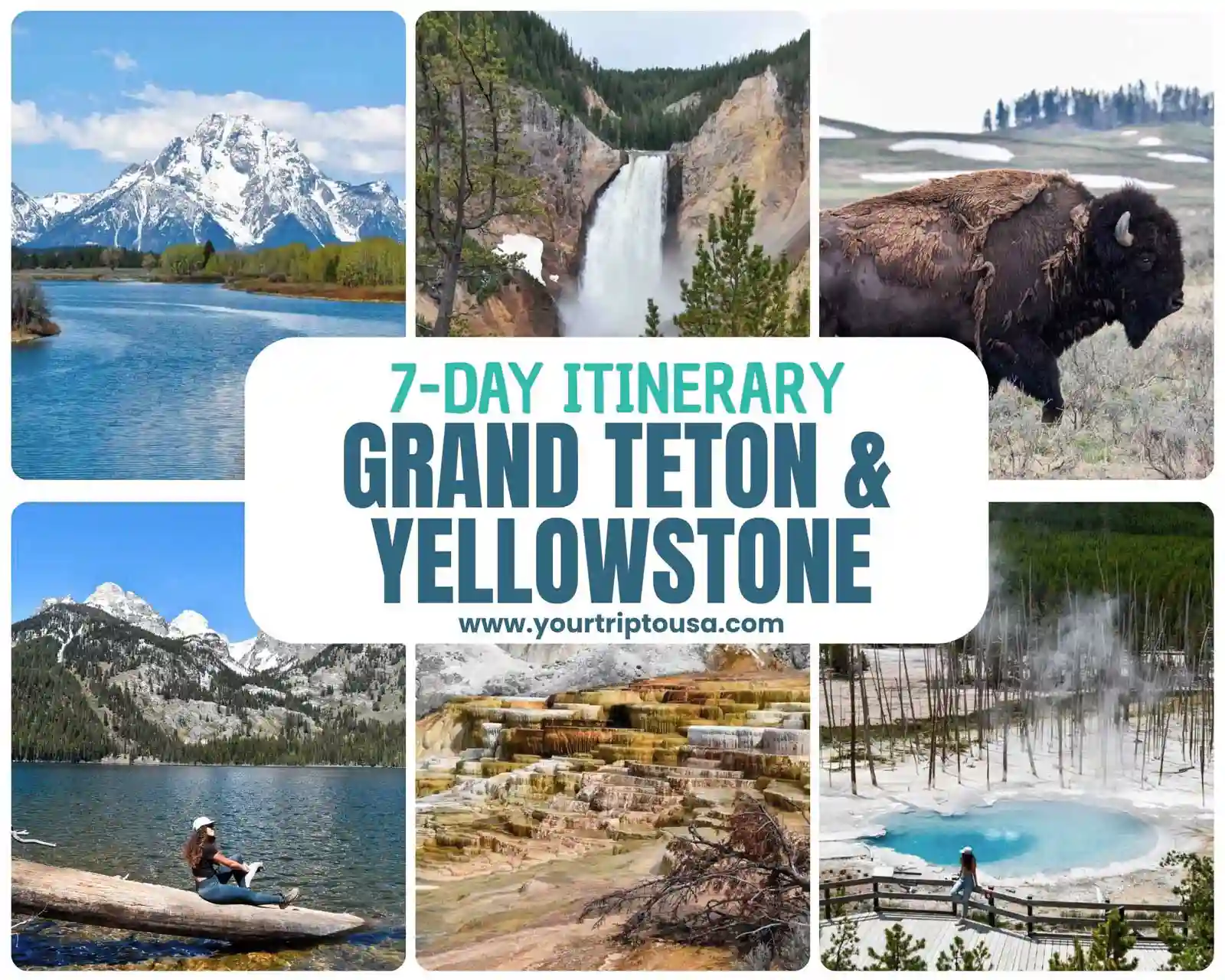 Grand Teton and Yellowstone Itinerary