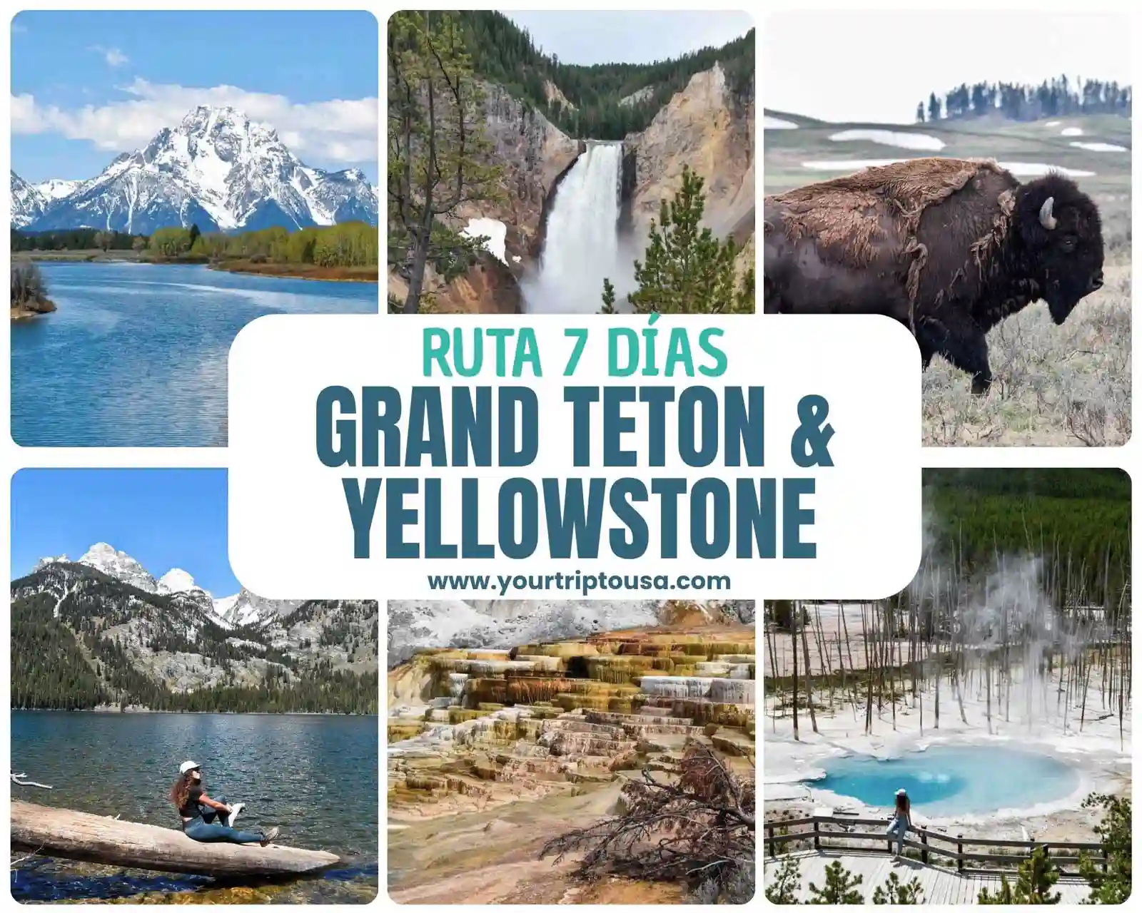 Ruta Grand Teton y Yellowstone