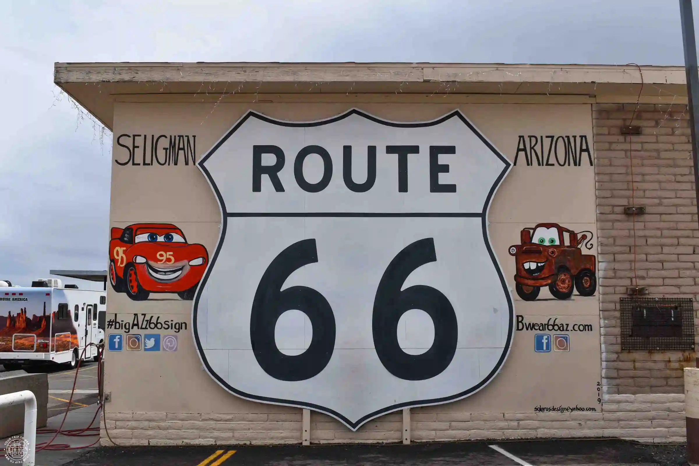 Worlds Largest Route 66 Sign, Seligman