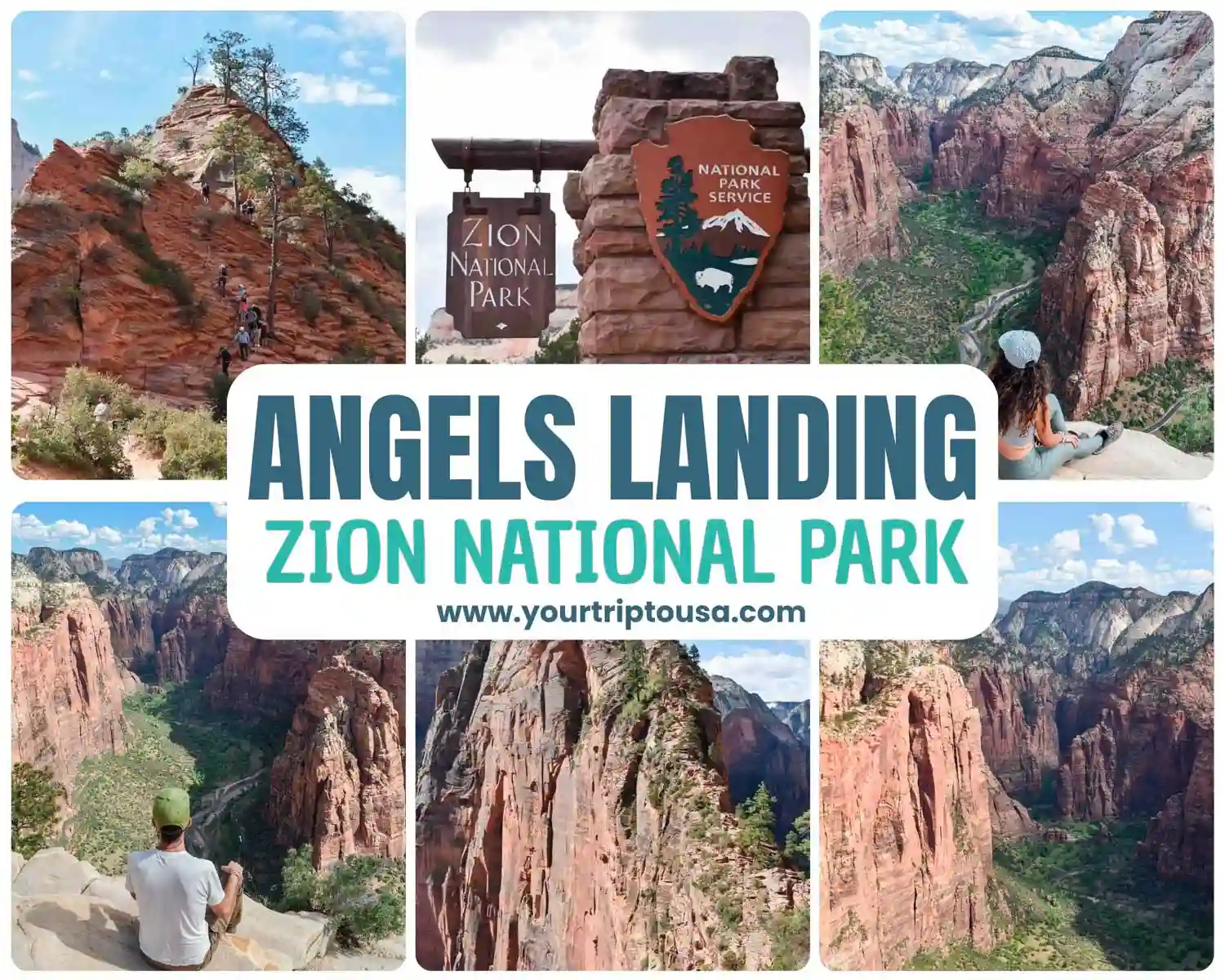 Trekking a Angels Landing