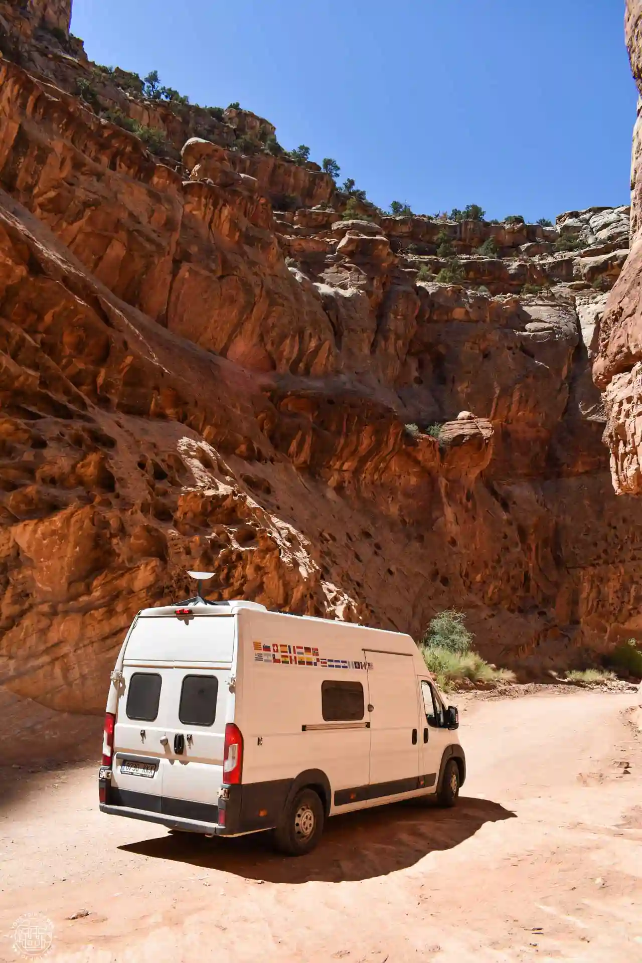 Estacionamiento en Capitol Reef